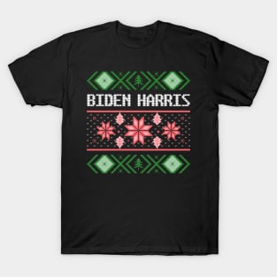 biden harris ugly christmas sweater T-Shirt